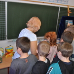Spotkanie autorskie uczniów klasy 3a z pisarką Wiolettą Piasecka